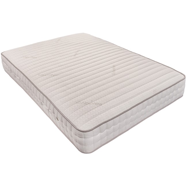 Small Double Aloe Vera Memory Foam Top 2000 Pocket Sprung Hybrid Mattress - Sleepful Wellness