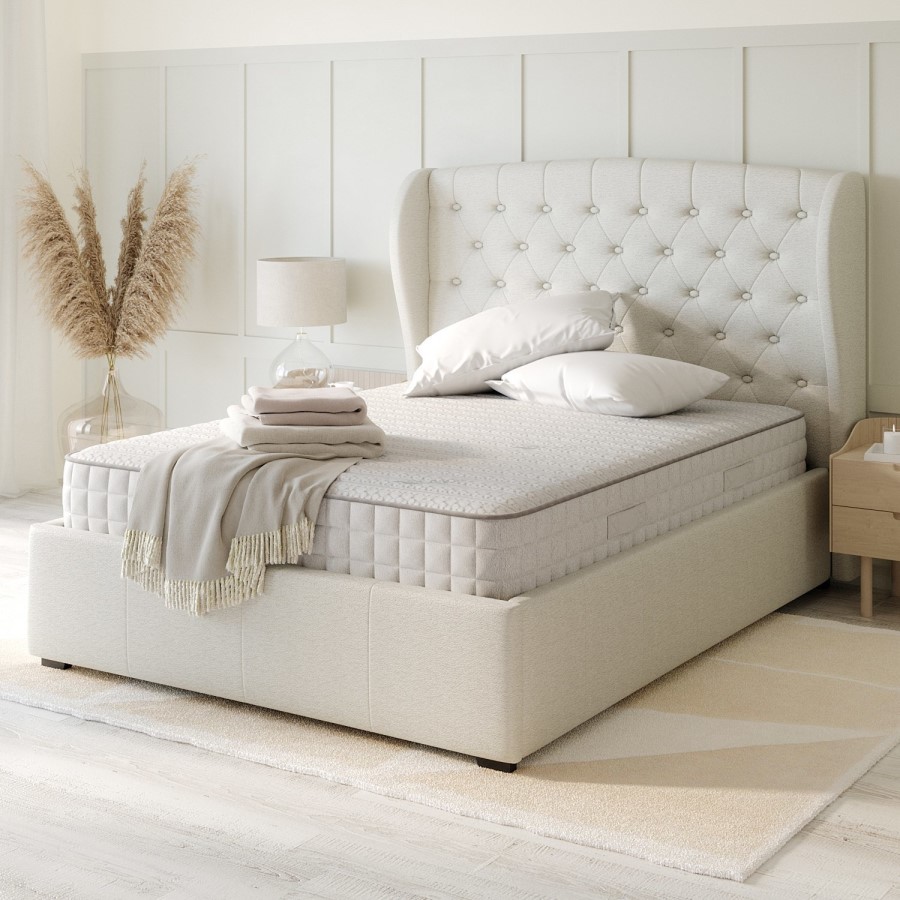 Super King Size Hybrid Aloe Vera Memory Foam Top 2000 Pocket Sprung Hybrid Mattress - Sleepful Wellness