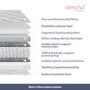 Super King Size Hybrid Aloe Vera Memory Foam Top 2000 Pocket Sprung Hybrid Mattress - Sleepful Wellness