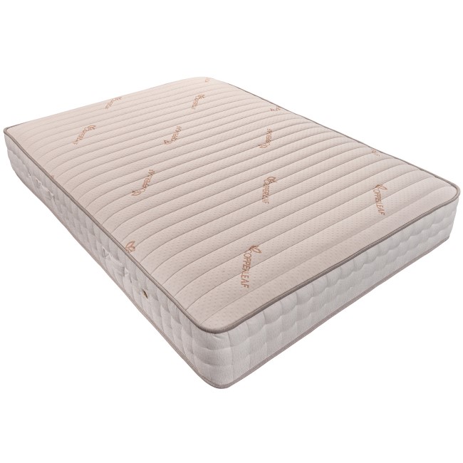 Small Double Copper Memory Foam Top 1000 Pocket Sprung Hybrid Mattress - Sleepful Wellness