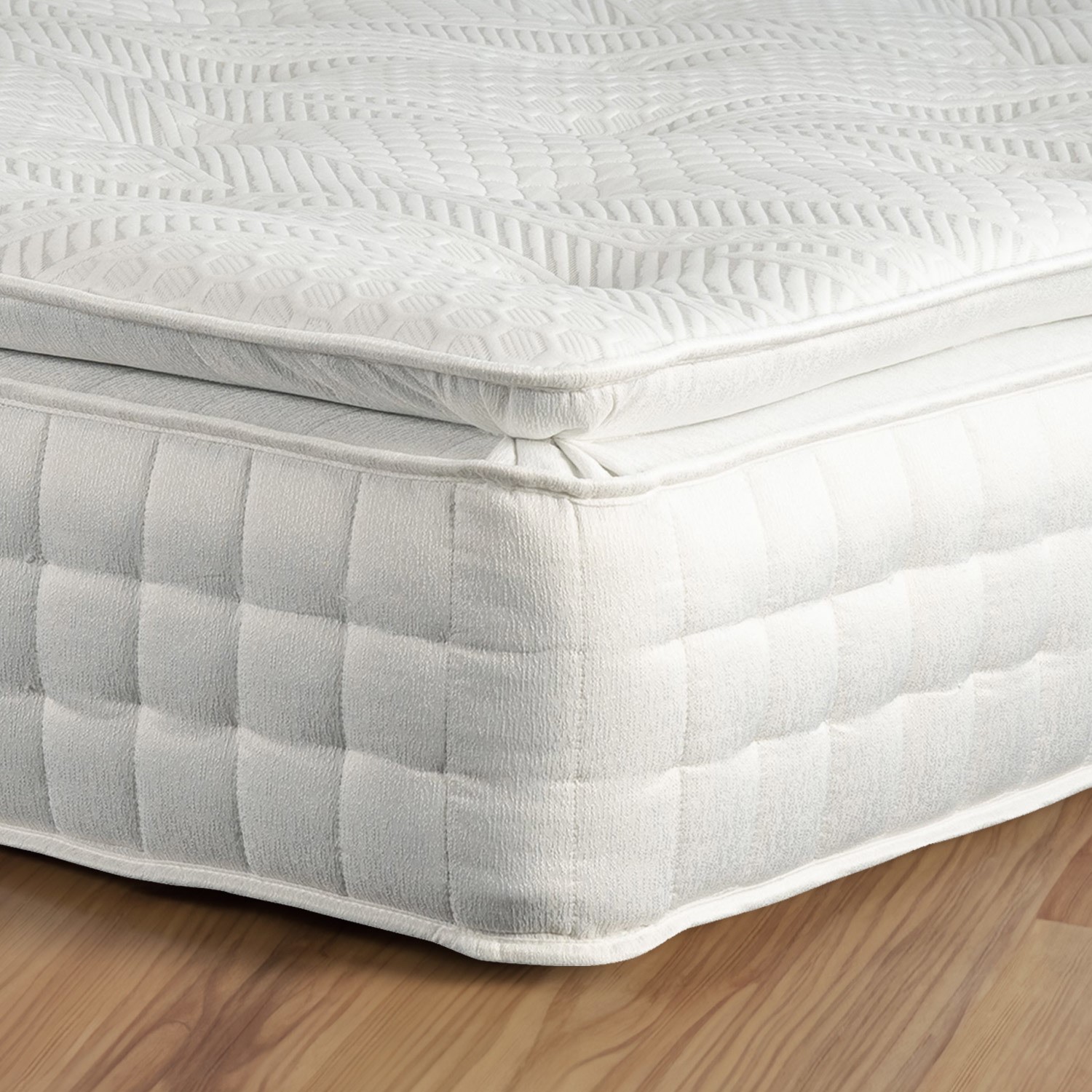 Photo of Small double 2000 pocket sprung pillowtop mattress with memory foam top - sleepful