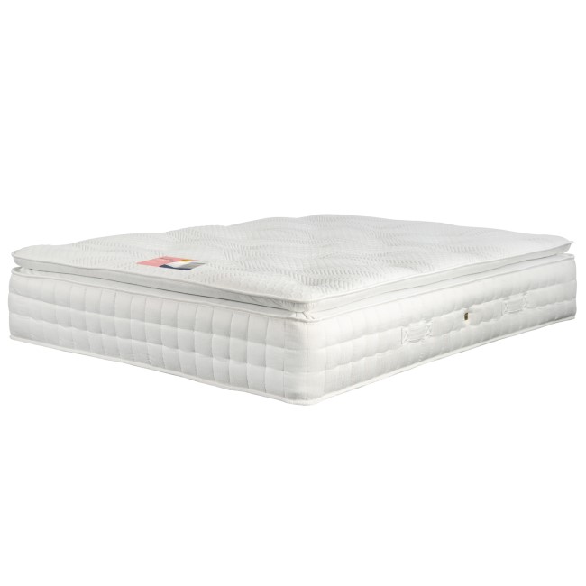 ALMOST PERFECT - Super King Memory Foam Top 2000 Pocket Sprung Pillow Top Mattress - Sleepful