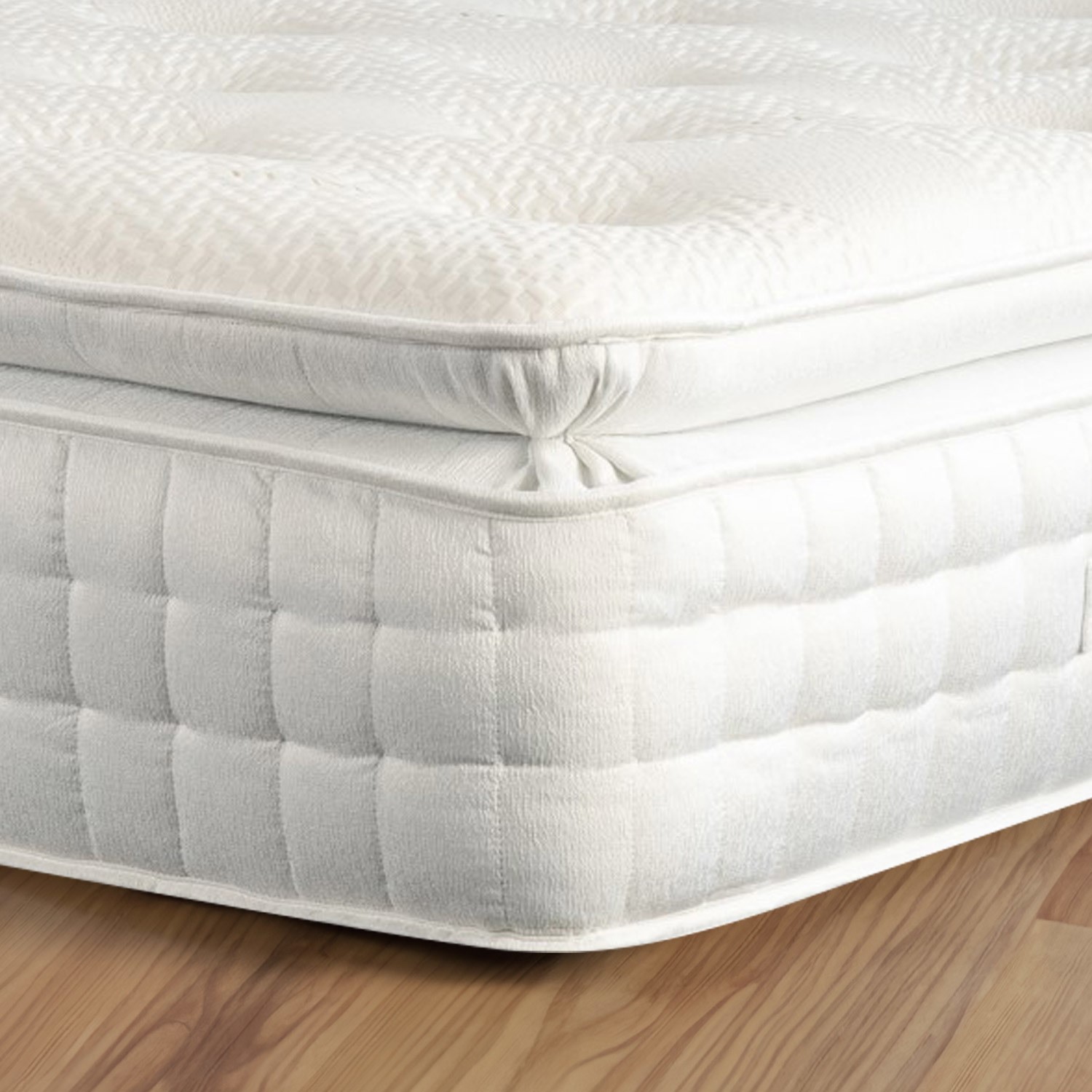 Photo of Double memory foam top 3000 pocket sprung pillow top mattress - sleepful