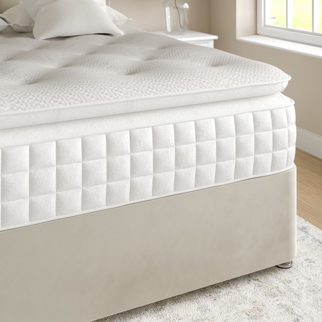 King Size Memory Foam Top 3000 Pocket Sprung Pillow Top Mattress - Sleepful Premium