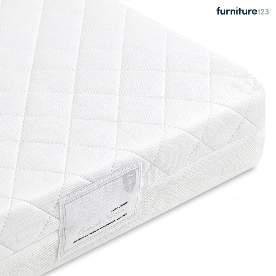 GRADE A1 - Pocket Sprung Cot Bed Mattress with Removable Hypoallergenic Cover - 140 x 70 cm - Billie