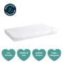 GRADE A1 - Pocket Sprung Cot Bed Mattress with Removable Hypoallergenic Cover - 140 x 70 cm - Billie