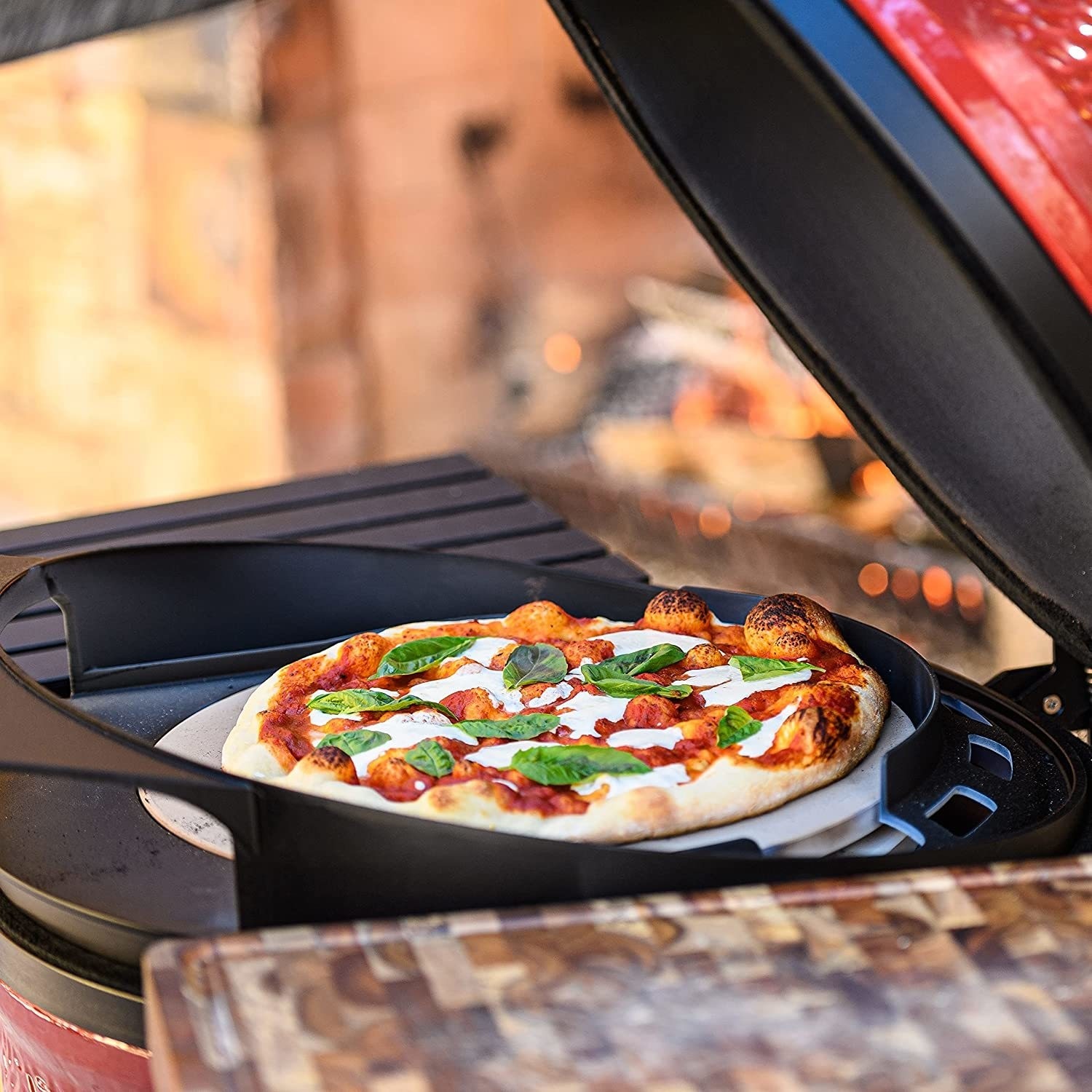 Kamado Joe DoJoe Pizza Stone For Classic Joe Furniture123 kamado-joe-dojoe-pizza-stone-for-classic-joe-furniture123