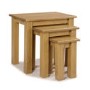 GRADE A1 - Brooklyn Solid Wood Oak Nest of Tables