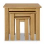 GRADE A1 - Brooklyn Solid Wood Oak Nest of Tables