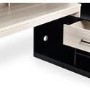 Light Oak and Black High Sleeper Gaming Bed with Desk - Blaze