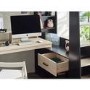 Light Oak and Black High Sleeper Gaming Bed with Desk - Blaze