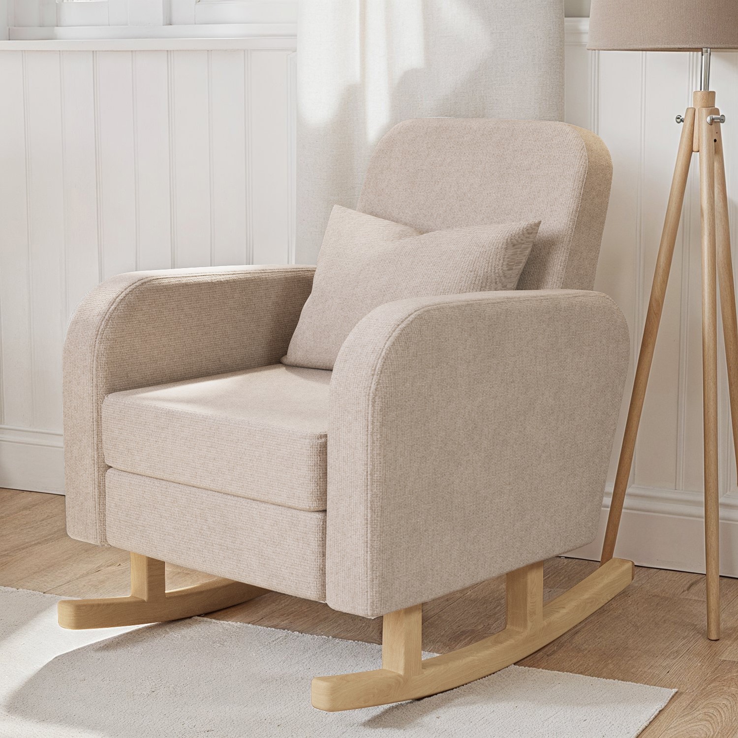 Beige Rocking Nursing Chair Bailee Furniture123 beige-rocking-nursing-chair-bailee-furniture123