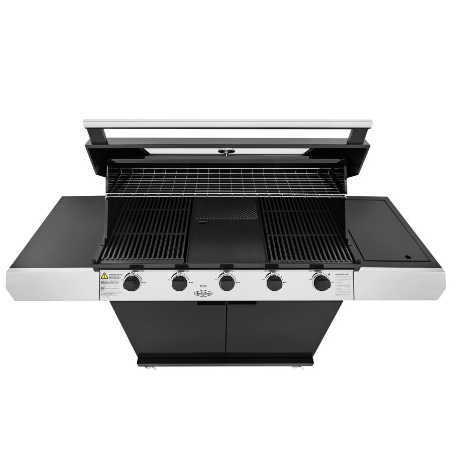 Beefeater 1200E Series - 5 Burner Gas BBQ Grill - Black