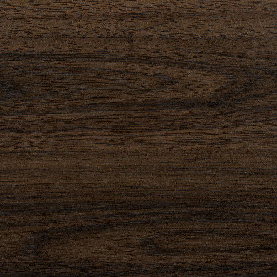 Dark Wood Modern Office Desk with Drawers - Banks