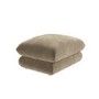Large Mink Velvet Footstool - Bodi