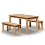 LPD Boden Solid Wood Rustic Bench