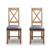 LPD Boden Rustic Pair of Dining Chairs