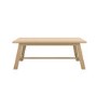 Large Rectangular Oak Dining Table - Seats 6 - 8 - Bourton