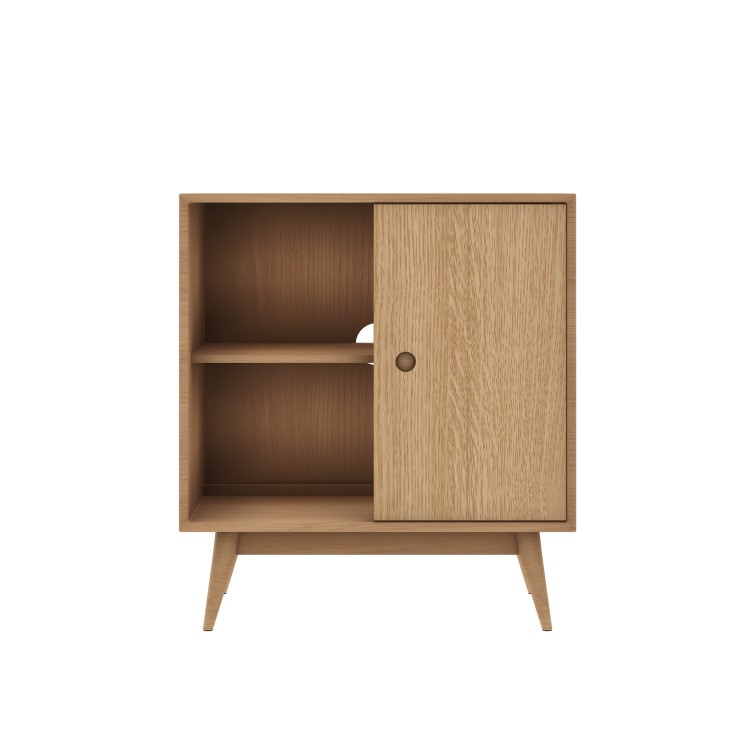 Oak Sideboard with Sliding Doors - Scandi - Briana