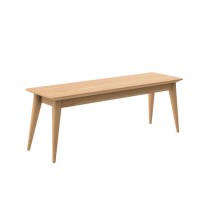 Solid Oak Dining Bench - Seats 2 - Scandi - Briana Solid Oak Dining Bench - Seats 2 - Scandi - Briana