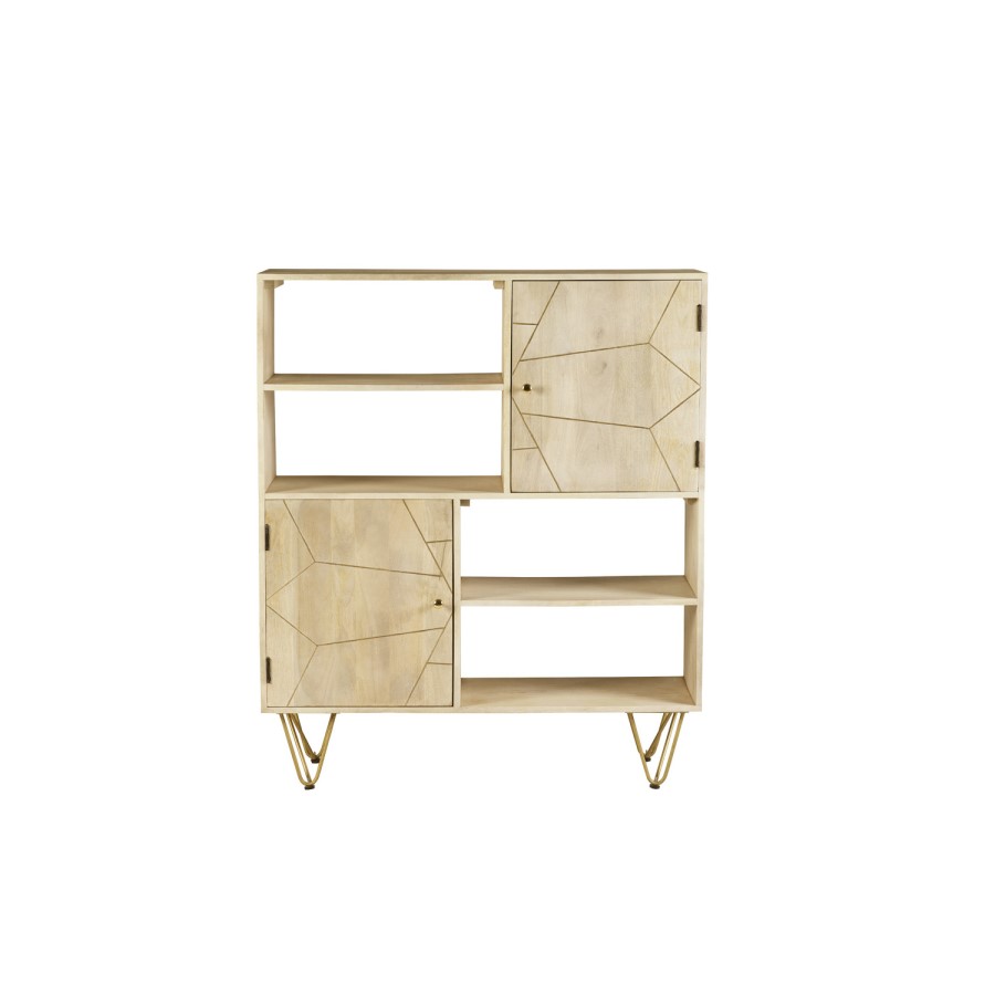 Bengal Light Gold Display Cabinet