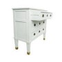 French Inspired 3 Drawer White Chest of Drawers in Solid Wood