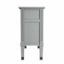 Bridget 3 Drawer Handmade Grey Chest of Drawers in Solid Wood
