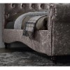 Birlea Brighton Super Kingsize Bed Upholstered in Oyster Velour