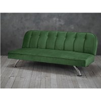 Green Velvet Sofa Bed - LPD Brighton