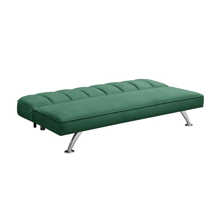 Green Velvet Sofa Bed - LPD Brighton