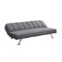 Grey Velvet Sofa Bed - LPD Brighton