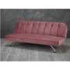 Pink Velvet Sofa Bed - LPD Brighton