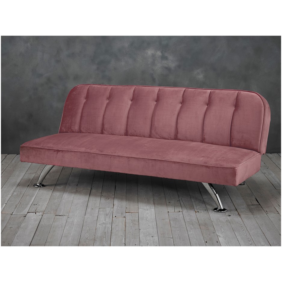 Pink Velvet Sofa Bed LPD Brighton Furniture123