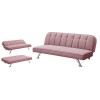 Pink Velvet Sofa Bed - LPD Brighton