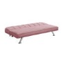 Pink Velvet Sofa Bed - LPD Brighton