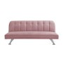 Pink Velvet Sofa Bed - LPD Brighton