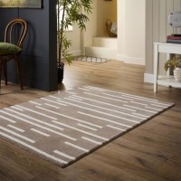 Large Abstract Beige and Cream Rug - 290 x 200 cm - Origins