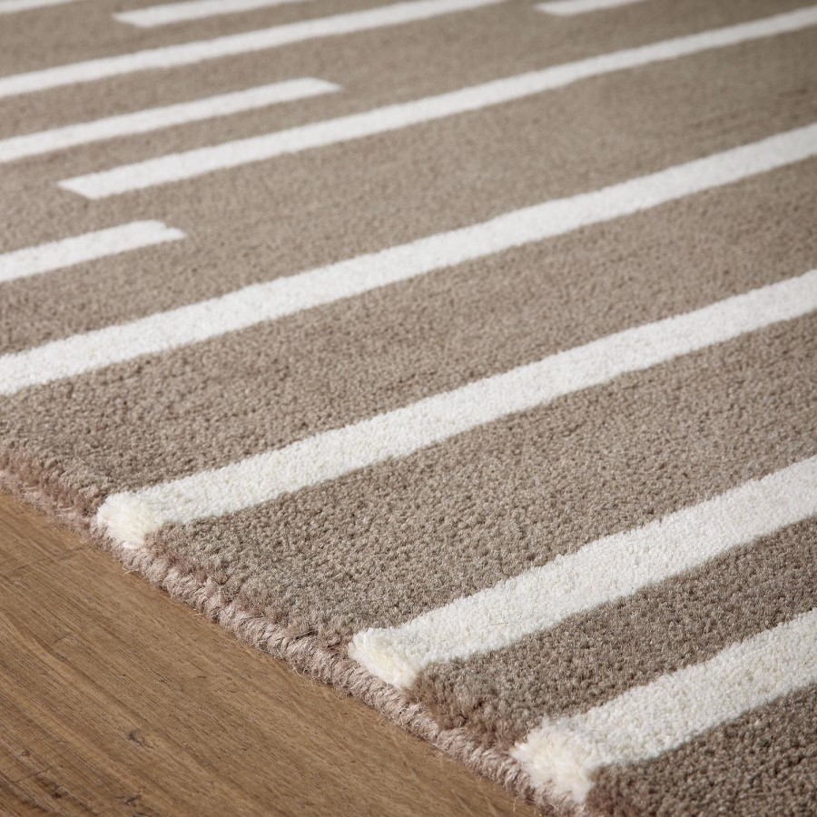 Large Abstract Beige and Cream Rug - 290 x 200 cm - Origins