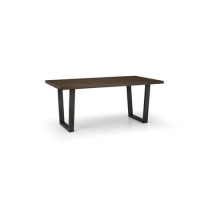 Dark Oak Dining Table - Seats 6 - Brooklyn