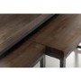 Large Dark Oak Nest of Coffee Tables - Brooklyn