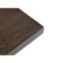 Dark Oak Dining Table with 6 Charcoal Faux Leather Dining Chairs - Brooklyn
