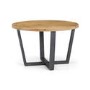 Brooklyn Round Dining Set with 4 Grey Velvet Luxe Chairs