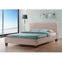 Birlea Furniture Brooklyn Fabric Kingsize Bed in Wheat