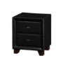 Birlea Furniture Brooklyn 2 Drawer Nightstand in Black