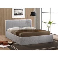 Birlea Furniture Brooklyn Fabric Kingsize Ottoman Bed in Grey