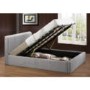 Birlea Furniture Brooklyn Fabric Kingsize Ottoman Bed in Grey