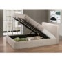 Birlea Furniture Brooklyn Fabric Double Ottoman Bed in Wheat
