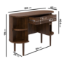 Breuer Dark Oak Dressing Table 