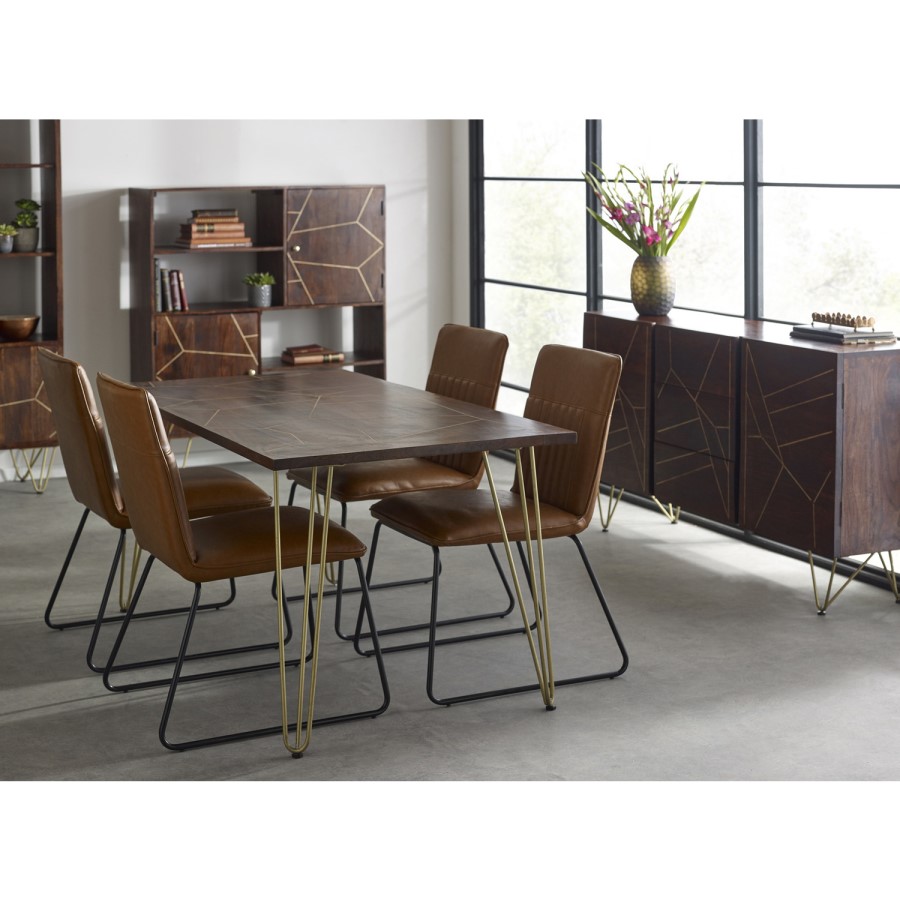 Bengal Dark Gold Dining Table