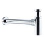 Chrome Modern Bottle Trap and Outlet Pipe